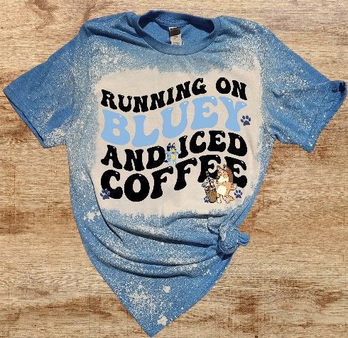 Running On Ice Coffee Bleached Shirt 