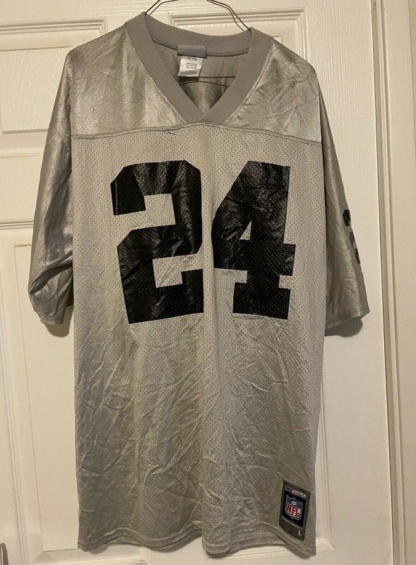 Vintage Oakland Raiders Silver #24 Jersey