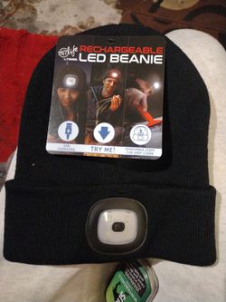 Rechargeable LED Beanie