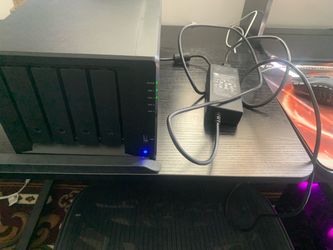 Synology DiskStation DS418 4-bay NAS in good condition.