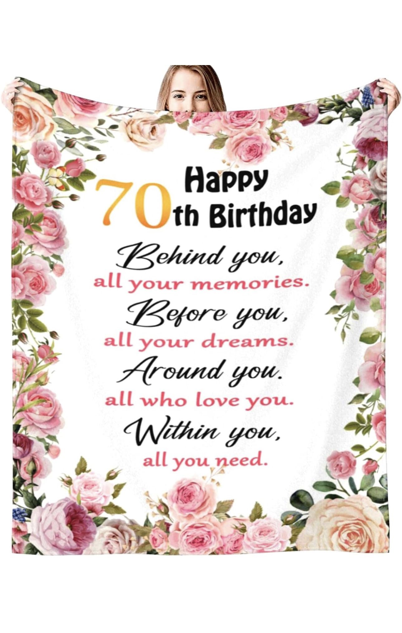 Eliber Happy 70th Birthday Gifts for Women
