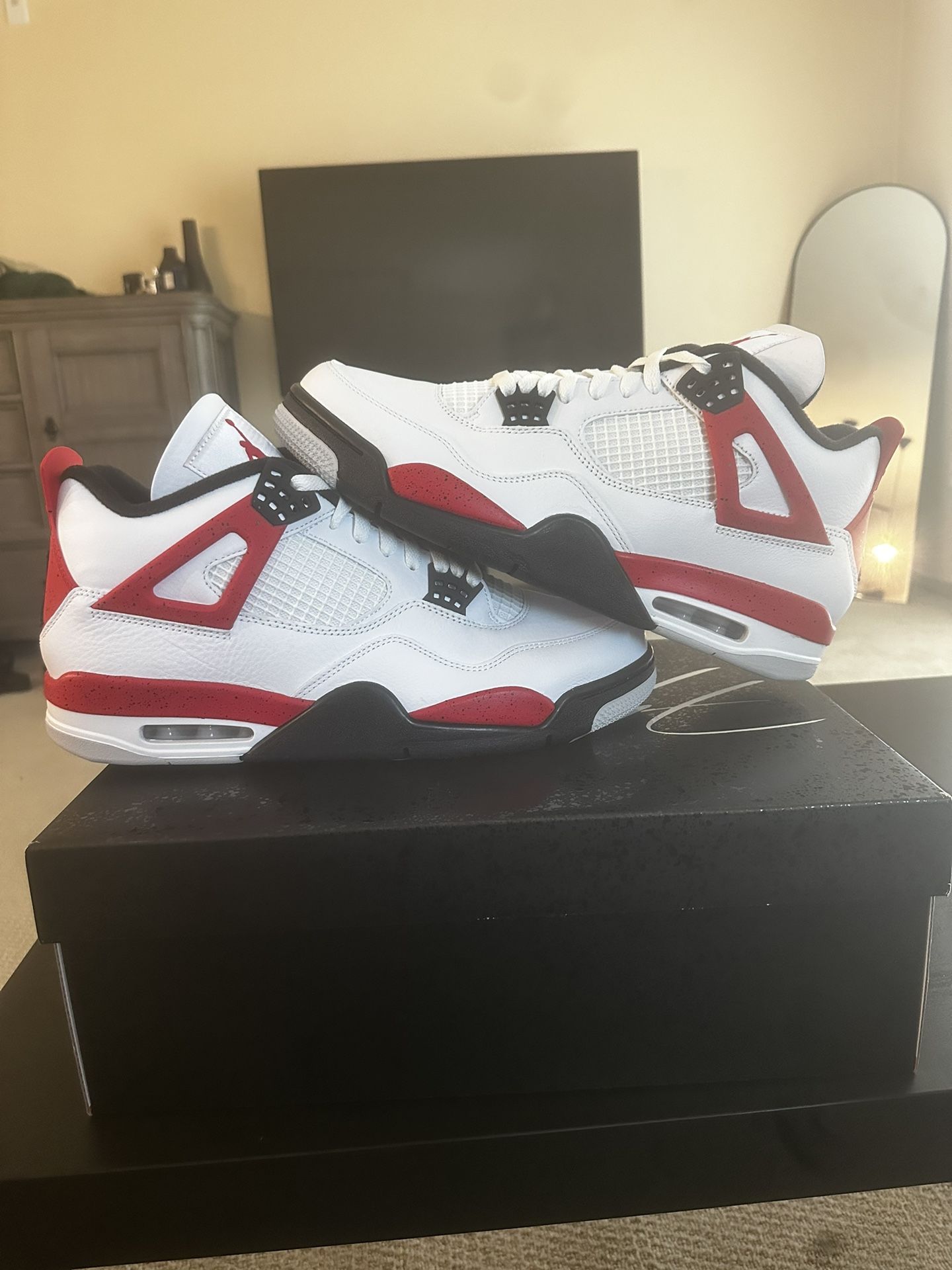 Jordan 4 Red Cement Size 12 DS