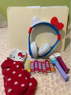 Hello Kitty Miscellaneous Items - Socks, Headphones (NO AUDIO JACK), Pez