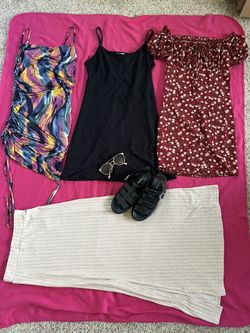 6 Piece Clothing-Shoes-glasses Bundle