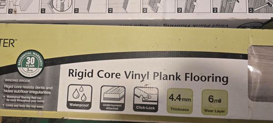 Trafficmaster rigid core vinyl plank flooring