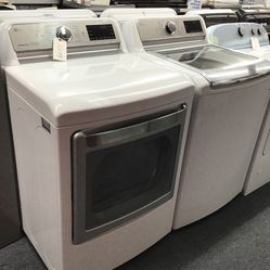 New Scratch And Dent LG Washer And Dryer Set. 1 Year Warranty 
