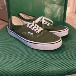 Vans Old School Low Tops (Army Green)