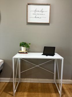 Simple White Desk