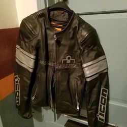 Motorcycle leather jacket Icon