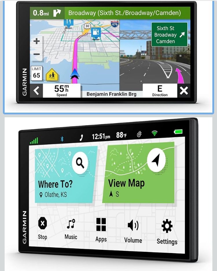 Garmin DriveSmart 66, 6-inch Car GPS Navigator with Bright, Crisp High-Resolution Maps and Garmin Voice Assist