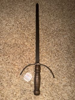 Rustic Brown Decorative medieval Sword
