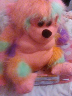 Pink plushy toy