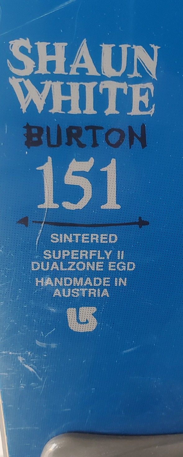 Shaunwhite superflyⅡ151/Burton Burton The White Collection Shaun White Snowboard 136cm Lion