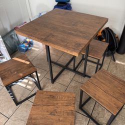 5 Piece Dining Table Set for 4