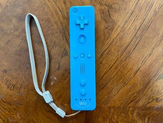 OEM Authentic Nintendo Wii Remote Motion Plus Blue - 1 Month Warranty.