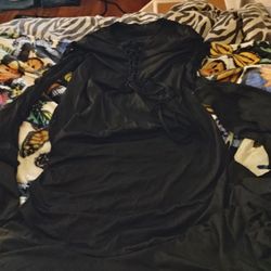 Long Black Dress Size XXL 