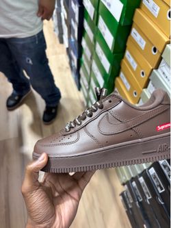 Supreme x Nike Air Force 1 Low 'Box Logo - Baroque Brown'