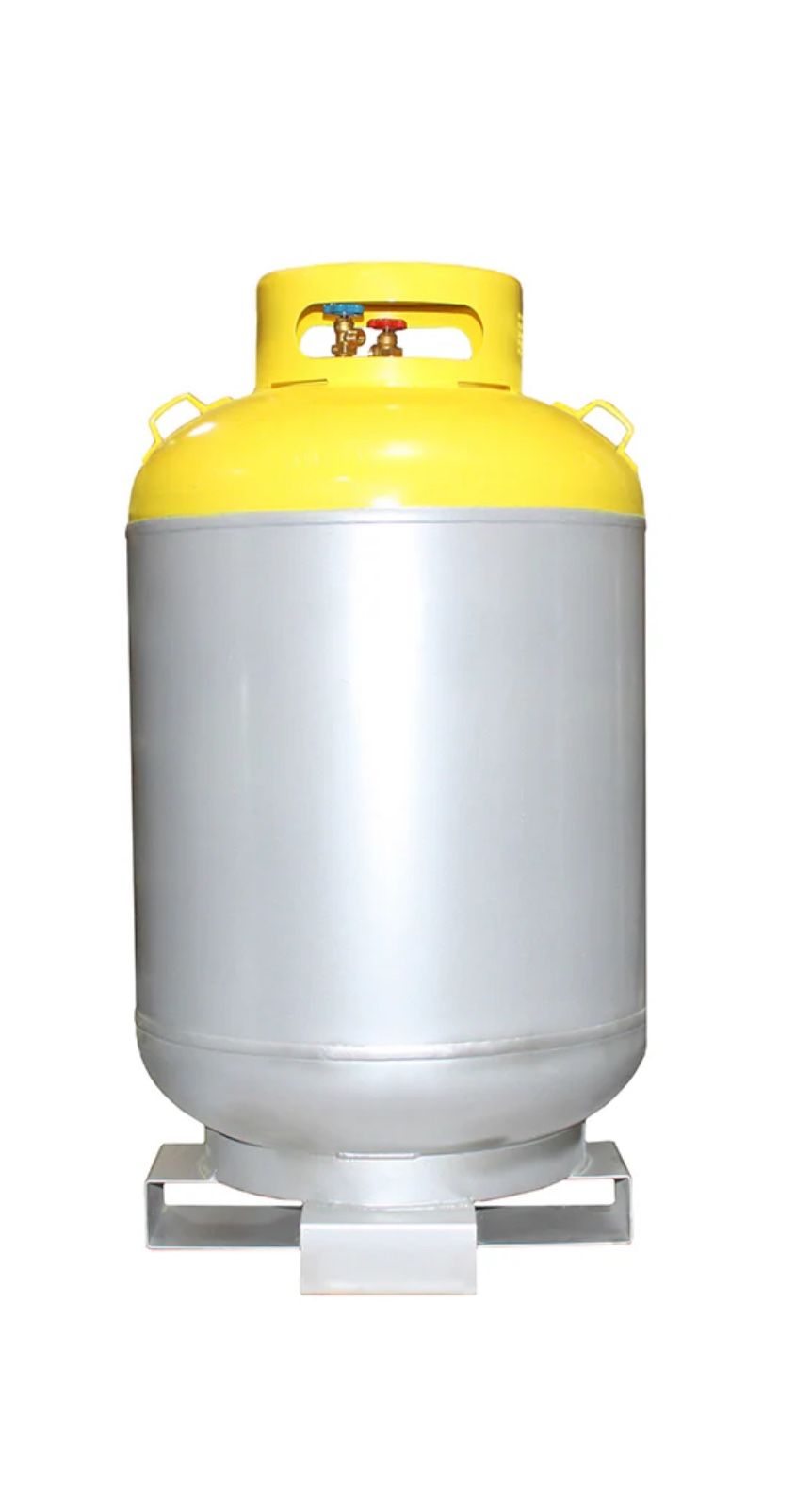 Flame King 1000LB Refrigerant Recovery Cylinder Tank with Forklift Footer 260 PSI