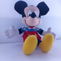 Vintage Disney Mickey Mouse Plush, Classic Collectible
