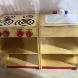 $75 Each Wooden Play stove and sink