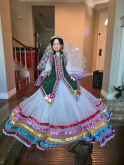 Vintage Persian Iranian Cultural Heritage Folk Art Doll