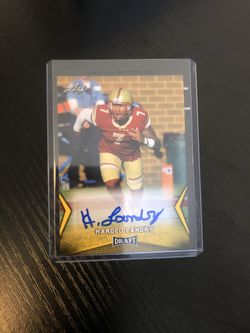 2018/2019 Leaf Draft Football Autograph Cards-Mint
