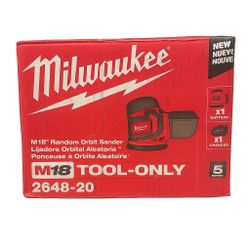 Milwaukee M18 5″ Random Orbit Sander (Tool‑Only) – Brand New