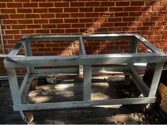 Industrial Style Steel Rolling Cart 60” x 30” x 30”