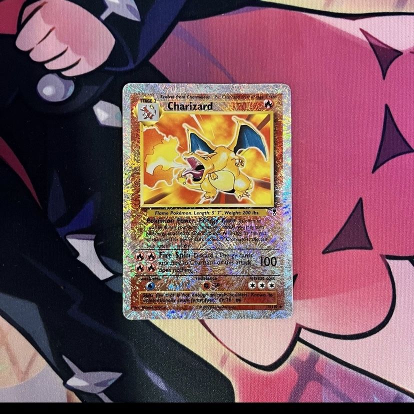 2002 Legendary Collection Reverse Holo Charizard Pokemon Card 3/110 wotc  for Sale in Jersey City, NJ - OfferUp