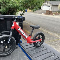 Child Kid Children Balance Strider Sport Bike 12” Wheels Bicycle Tricycle Trike in Good Condition 