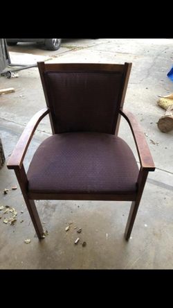 6 wood chairs