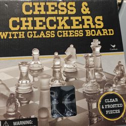 Glass Chess And Checkers 
