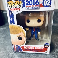 President Donald Trump 02 Funko Pop - Road To White House - Rare