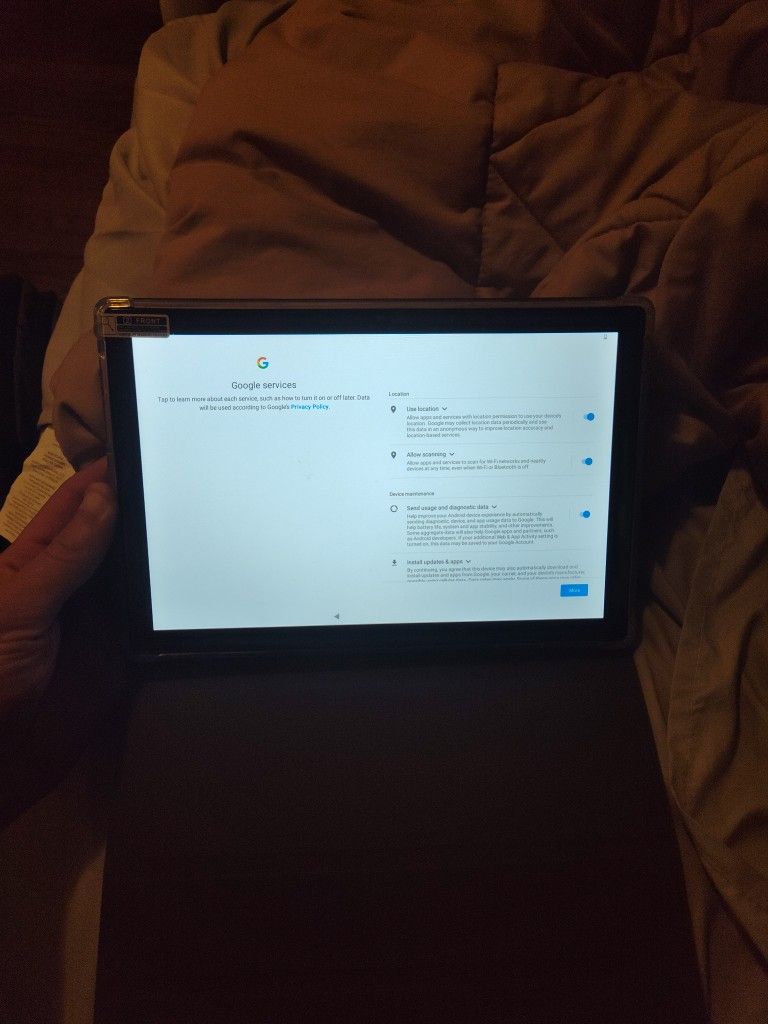Brand New Never Registered Android Tablet With Cas