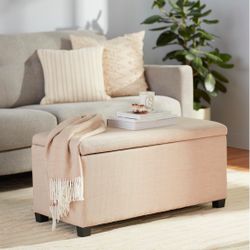 Amazon Basics 35.5"L Storage Bench Ottoman