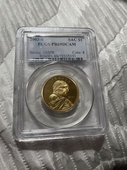 2003-s Sacagawea $ Pcgs PR69DCAM