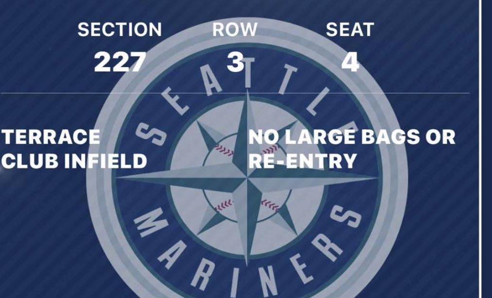 Doubleheader Mariners Tickets for Tomorrow 10/4 vs Tiger