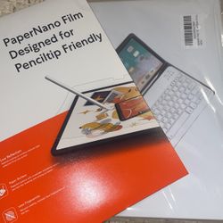 iPad keyboard/case and screen protector 