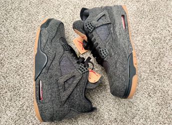 Jordan 4 Retro Levi's Black (Levi's Tag) 10.5