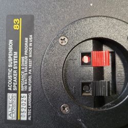 Altec Lansing Acustic Suspension Shelf Speakers 