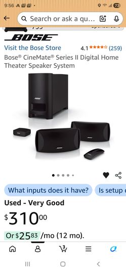 Bose  surround sound speakers