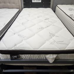 Brand New 12" Thick Memory Foam/Innerspring Soft Twin Pillowtop Mattress