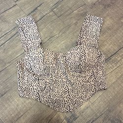 Leopard Crop Top