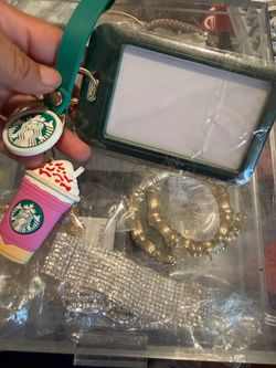 Starbucks ID badge holder