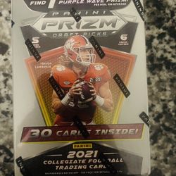 2021 Prizm Draft Football Blaster Box