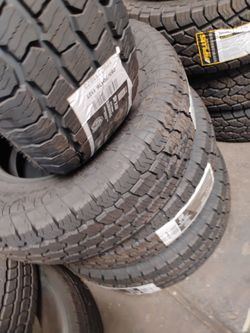 New set of tires 265 70 16 all terrain