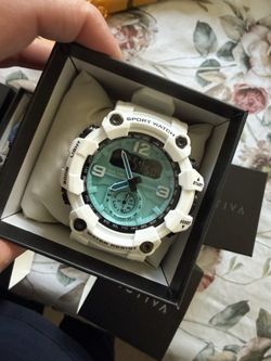 Activa Vextron 52mm Dual time watch.  New in box!