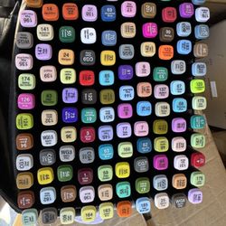 120 Colors Alcohol Markers Brush Tip Dual Tip Art Markers for Kids Marker Pens with Pen Holder and Case