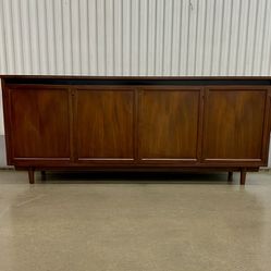 MCM 1960’s Italian walnut credenza 
