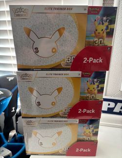Pokémon 30th Celebration Elite Trainer Box 2-Pack
